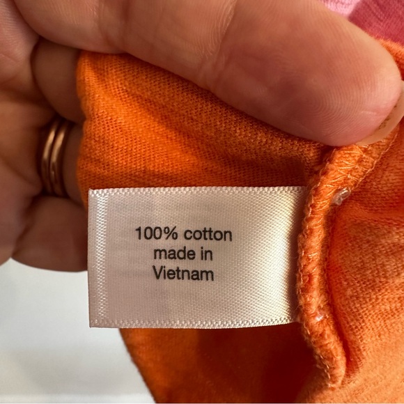 Lane Bryant Classic Perfect Sleeve Tee Women’s plus size 18/20, cotton tie dye - Picture 5 of 9